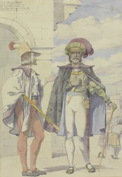 Skizze zur Veranschaulichung von Eifersucht, 1853